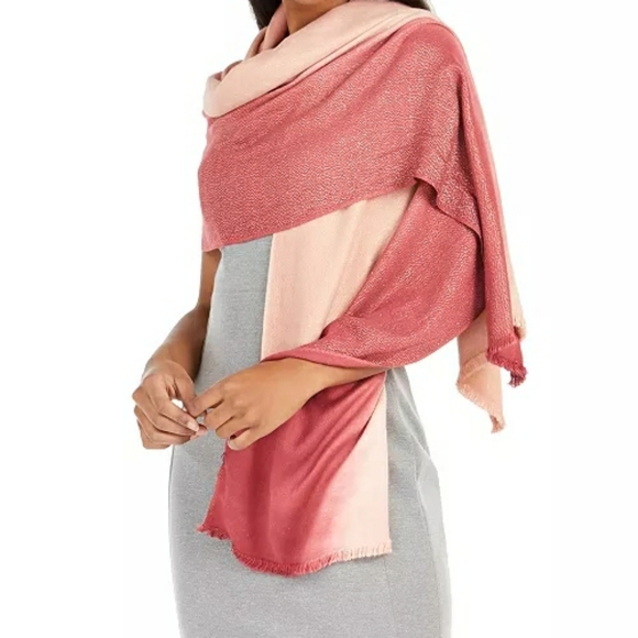 I.n.c. Ombre Shine Pashmina Scarf Wrap NWT